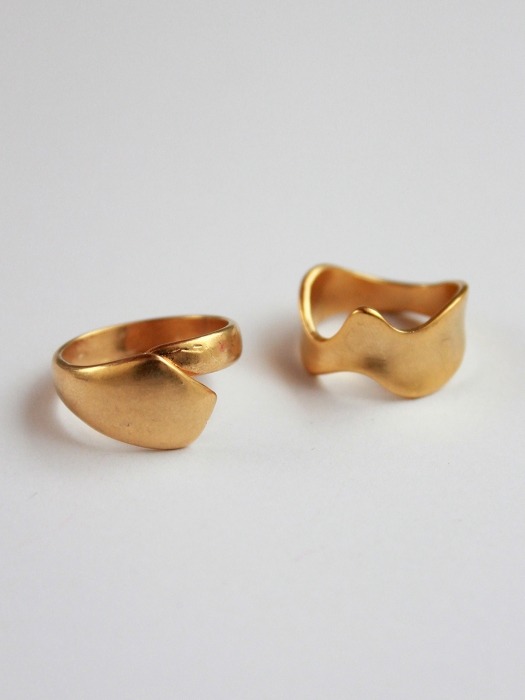 Lucy ring SET (Gold)
