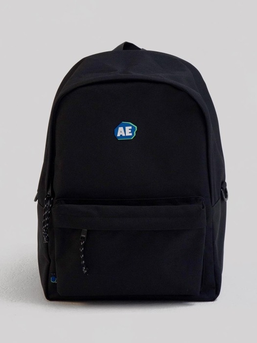 Stone logo backpack/ Noir