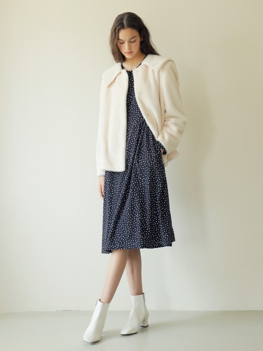 19FW SAILOR FUR COAT / IVORY