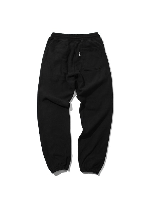 Jogger Sweat Pants -Black-