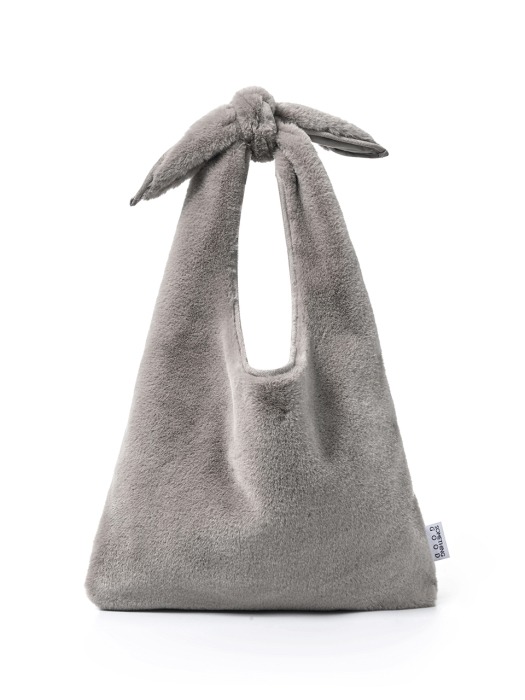 Fluffy Tie Eco Bag -Large