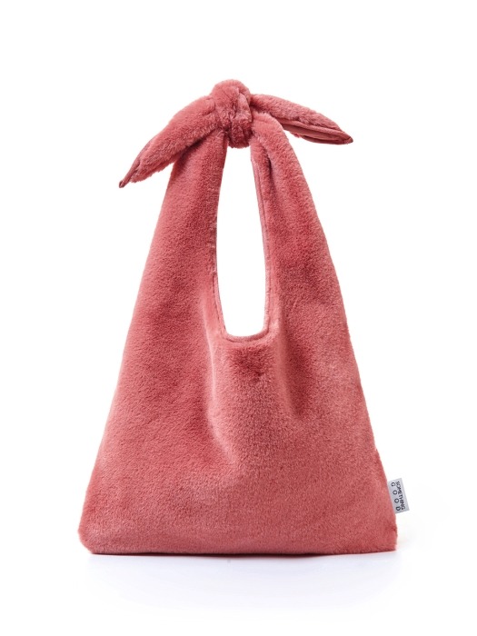 Fluffy Tie Eco Bag -Large