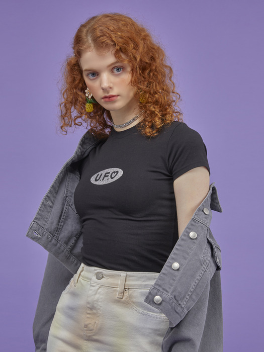 Chacol Garment Dying Crop Trucker Jacket