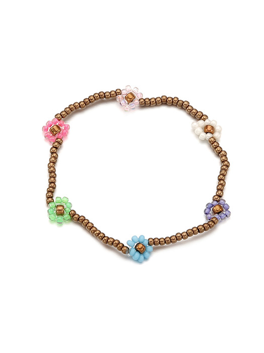 Flower Garden Beads Bracelet_Vivid