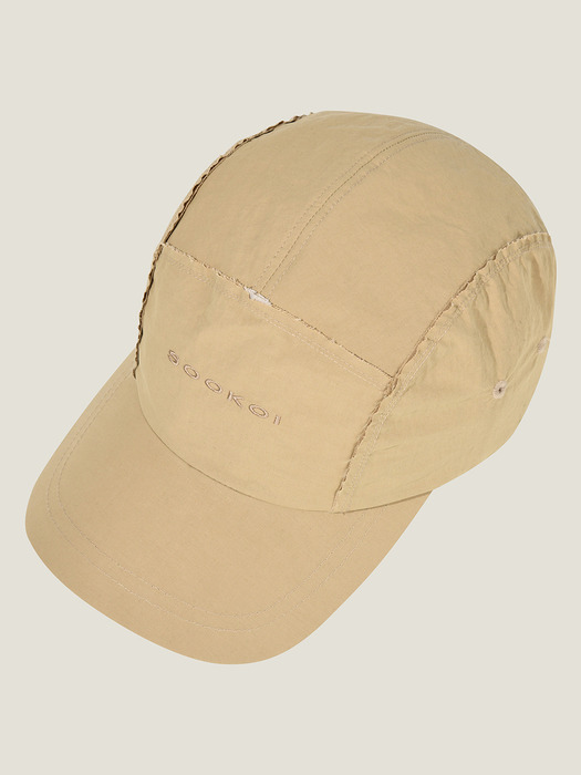 NC RAW EDGE CAMP CAP BEIGE