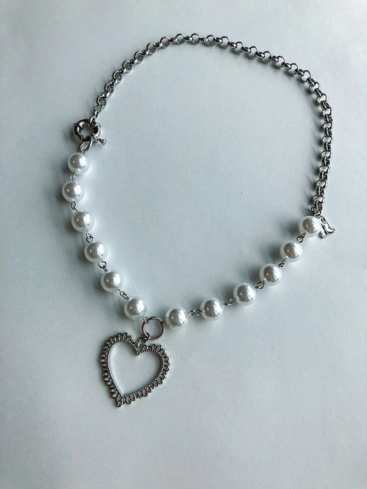 Heart cupid necklace