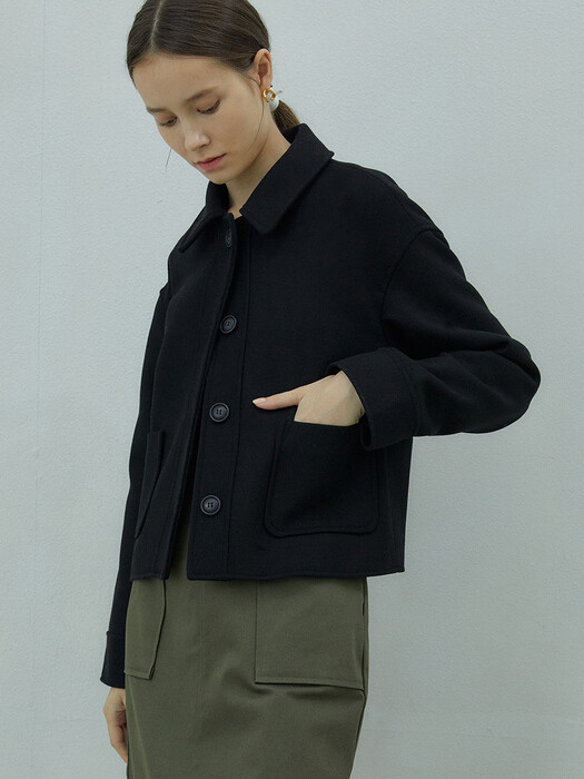 GR_pocket jacket BK