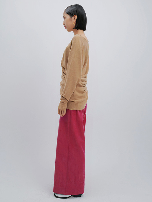  CUPRO BANDING TROUSERS (PINK)