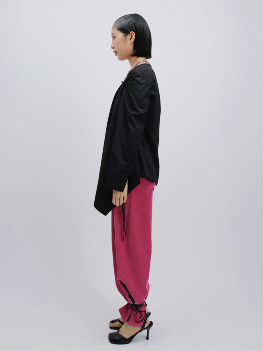  CUPRO BANDING TROUSERS (PINK)