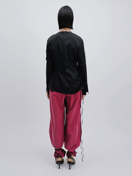  CUPRO BANDING TROUSERS (PINK)