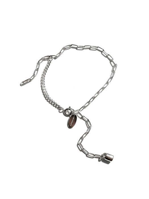 Knitted chain bracelet