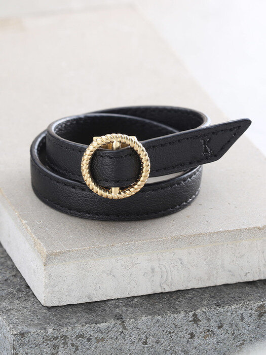 Maro Leather Bracelet - Midnight