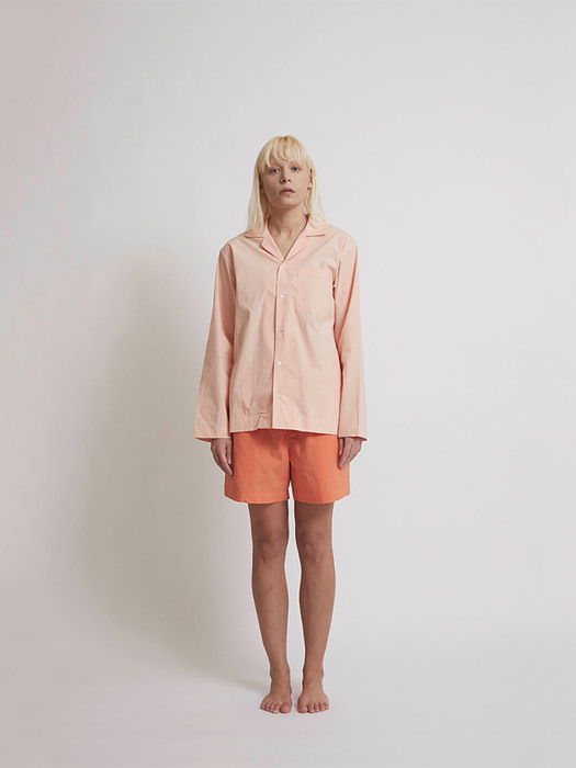 100% Cotton Pajamas for Unisex (Coral/Orange)