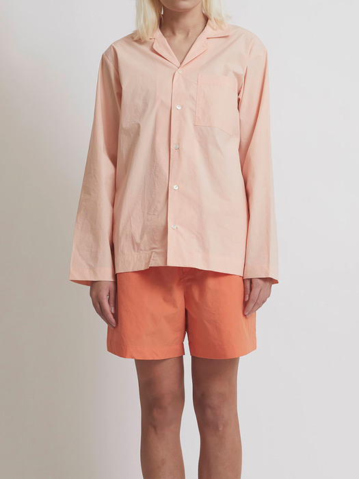100% Cotton Pajamas for Unisex (Coral/Orange)