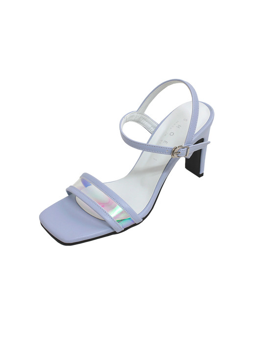 Hologram PVC 8cm Waterproof Ankle Strap Sandal /S0801/SB