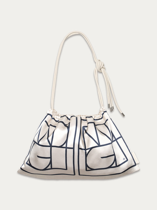 Drawstring Bag Monogram_Navy