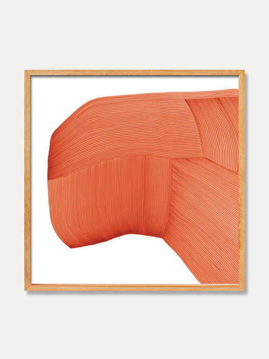 [로낭 부홀렉] Ronan Bouroullec - DRAWING 5,Brown 67.5 x 67.5 cm (주문 후 1개월 소요)