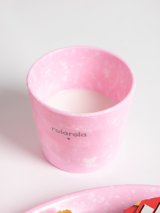 (LV-21537) SOFT MARBLE CUP PINK