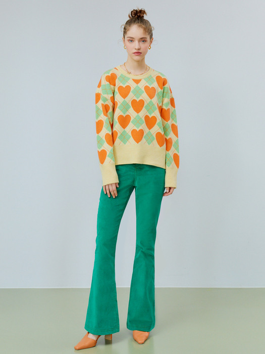The Swingy Flare pants (Green)
