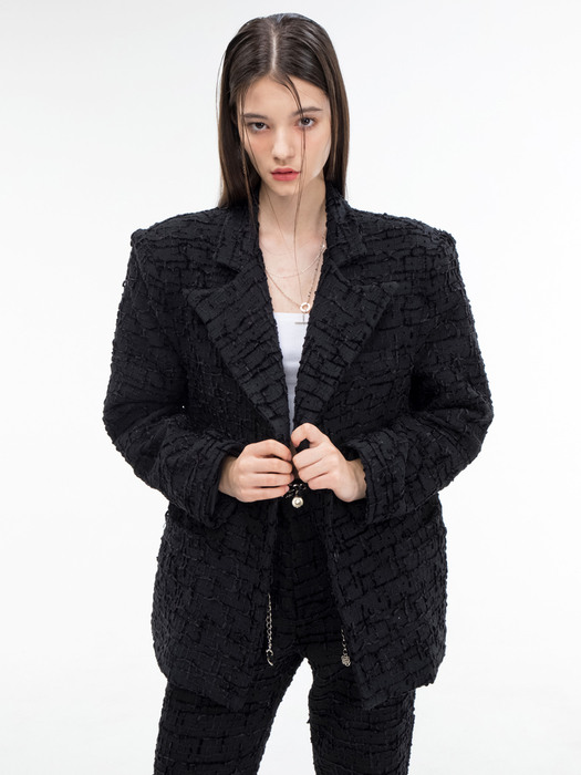 Tweed Blazer BK