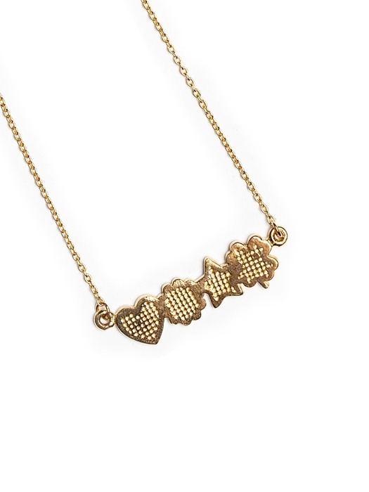 Luckyme pendant 14k gold Necklace 14k 럭키미 팬던트 체인 목걸이