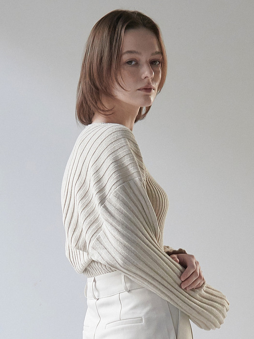 OU833 combi cotton bolero (natural linen)