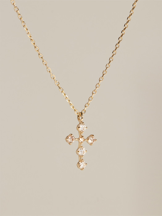 14k Only Hope Cross Necklace