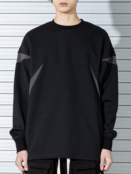 THORN WAFFLE LONG SLEEVES MSTLS001-BK