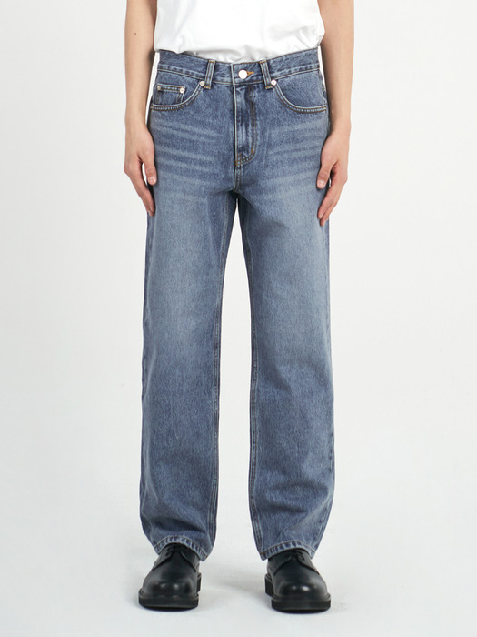 DEN0451 ash stone regular jeans