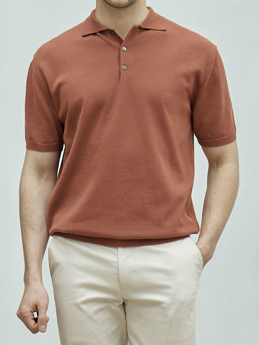 Cotton-Blend Polo Shirt 16 Colors