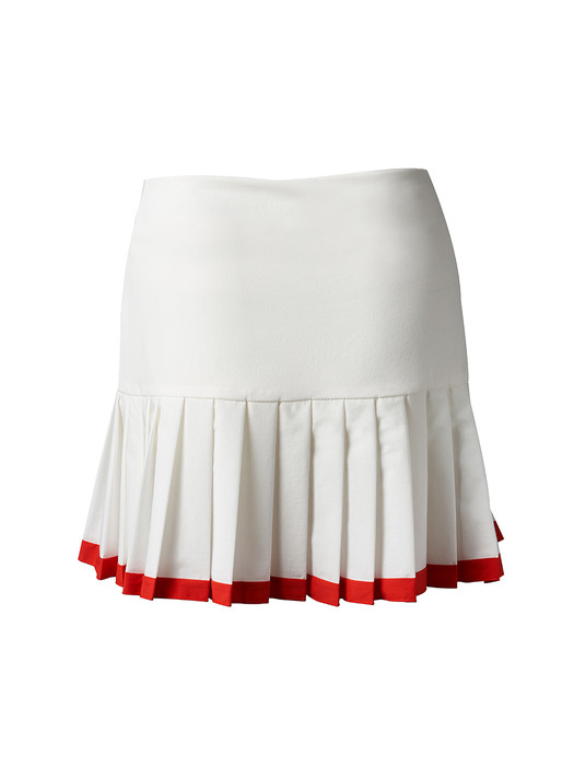  pleats pleats skirt_white