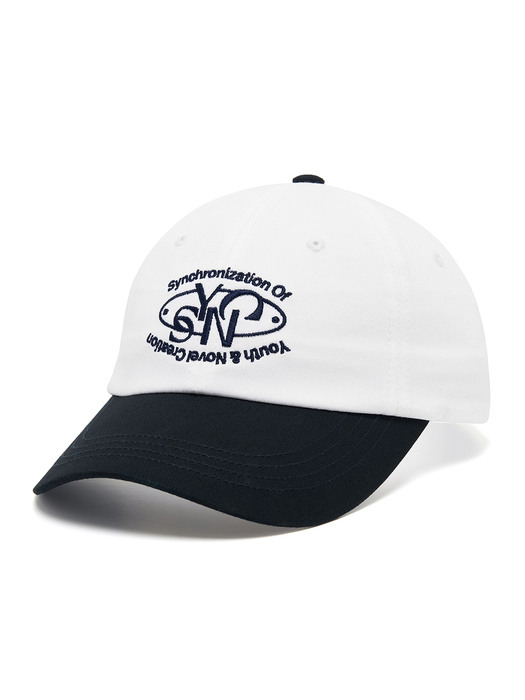 Oval Lettering Cap Navy