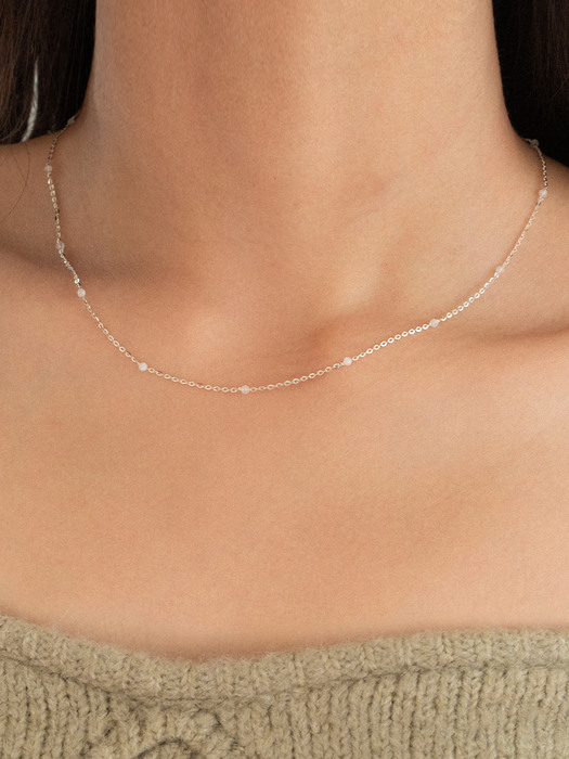 [SILVER925] SILVER DOT BALL NECKLACE