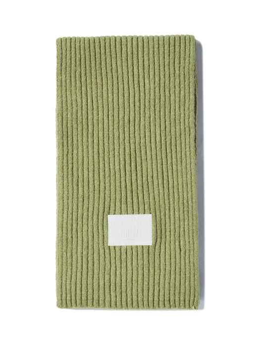 Kniited muffler (YELLOW GREEN)