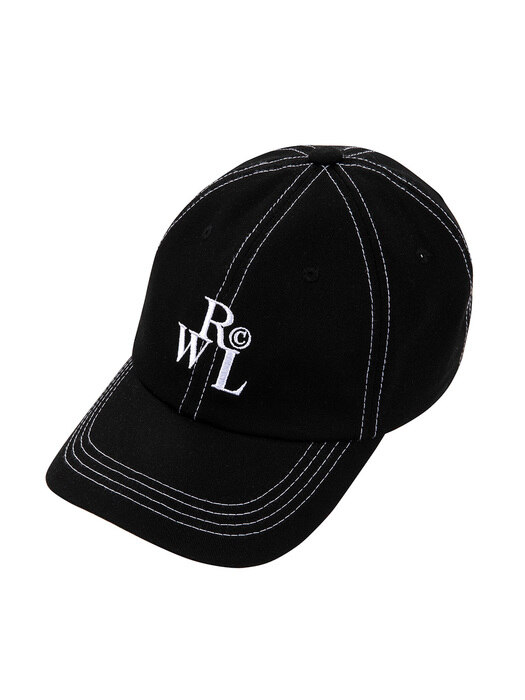 RECLOW SIGNATURE RWL BALL CAP STICH BLACK