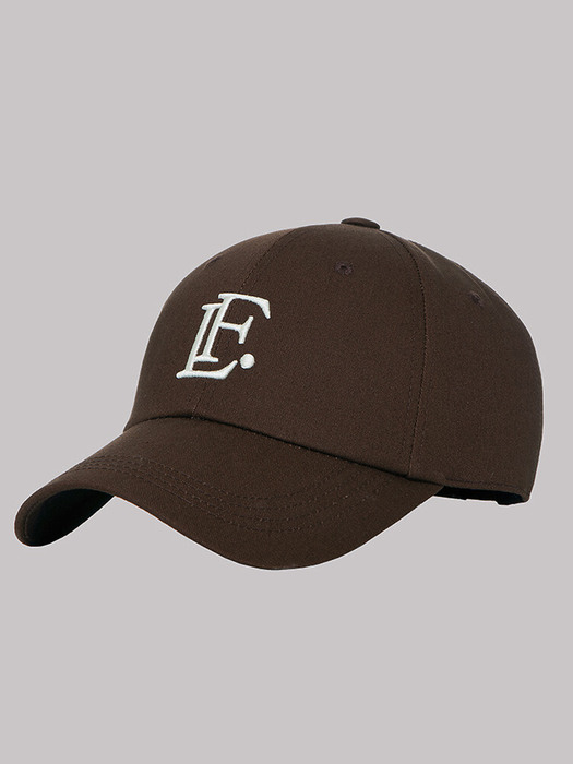 LOVEFORTY LOGO TENNIS CAP BROWN