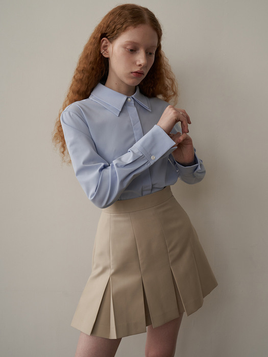 Mini Pleats Skirt(2color)