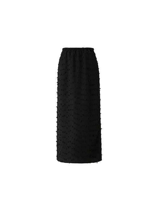 Banding embo skirt - Black