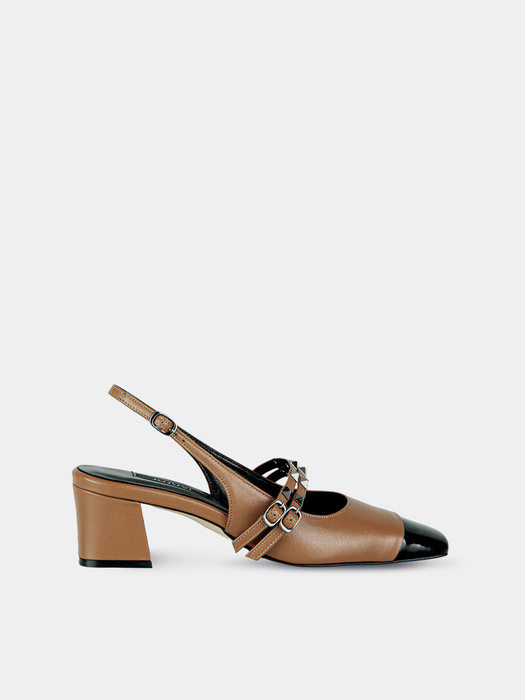 Tara Sling-backs / camel