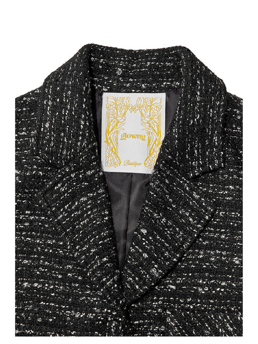 NELLE TWEED JACKET(BLACK)