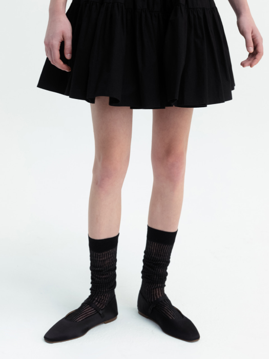 SEE-THROUGH KNEE SOCKS_TT3S706BK