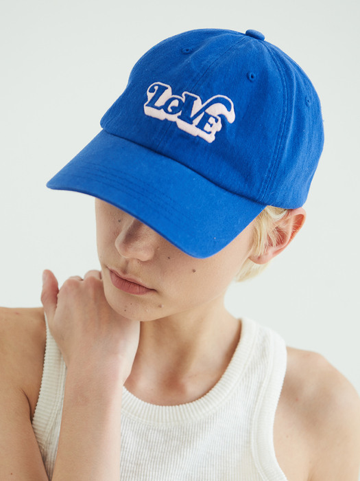 Love Ball Cap Blue