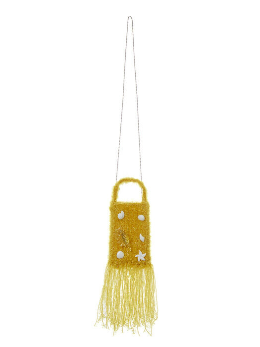 SEA COLLECTION KNITTED BAG, YELLOW