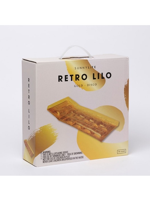 [국내공식] PVC Retro Lie-On Disco Gold_튜브-S3LRLIGO