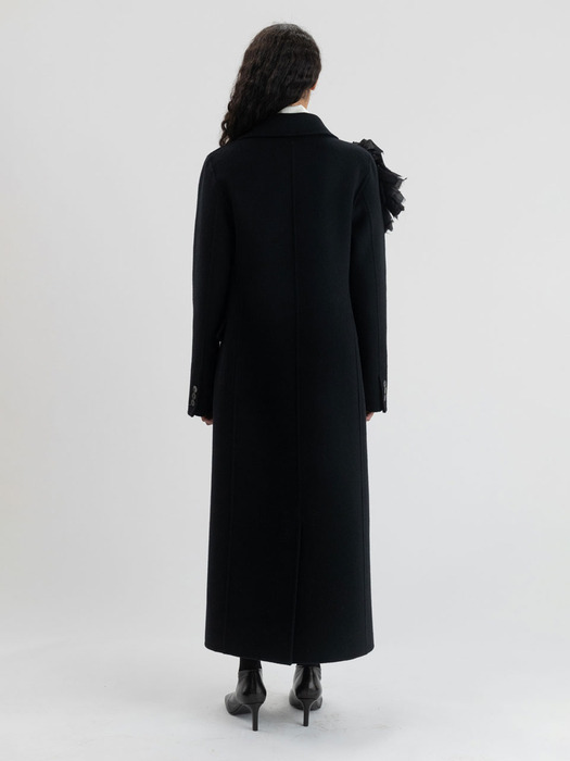 Handmade Single Slim Coat - Black