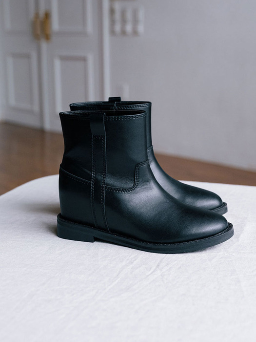 m107 Half boots_ black 5.5cm 하프 부츠 블랙