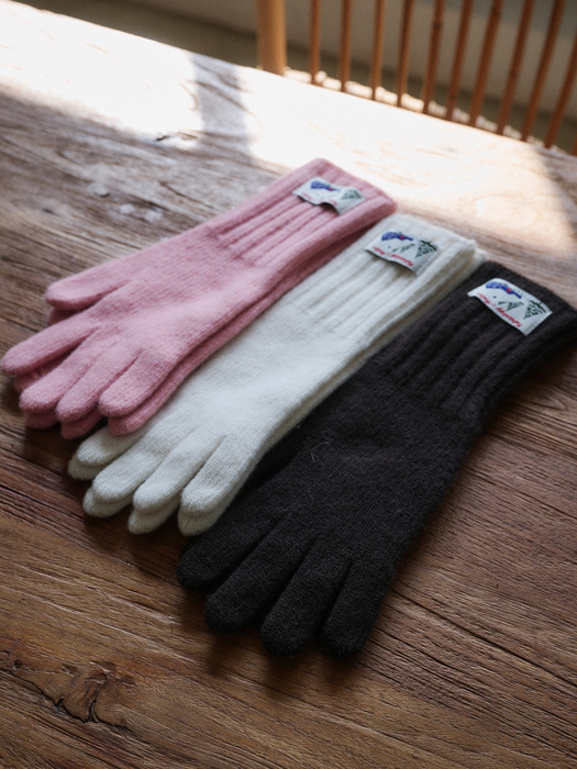 Wool Finger Hole Gloves_4color