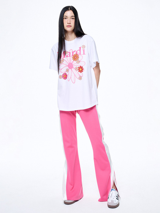 TSHIRT FLOWERMARDI BLOSSOM_WHITE PINK