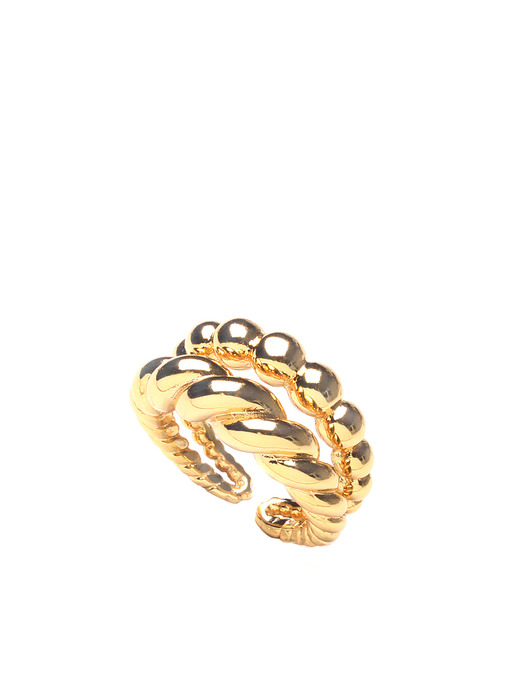 [23Fall] Bold gold silver Ring
