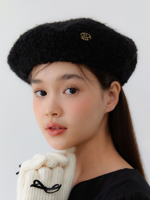 beret classic hat_boucle_2color HA009